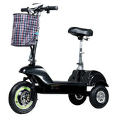 Honey Whale ST03 E-Scooter - 350W Motor Disc Brakes LED Lighting 54.6V13AH Battery - Black